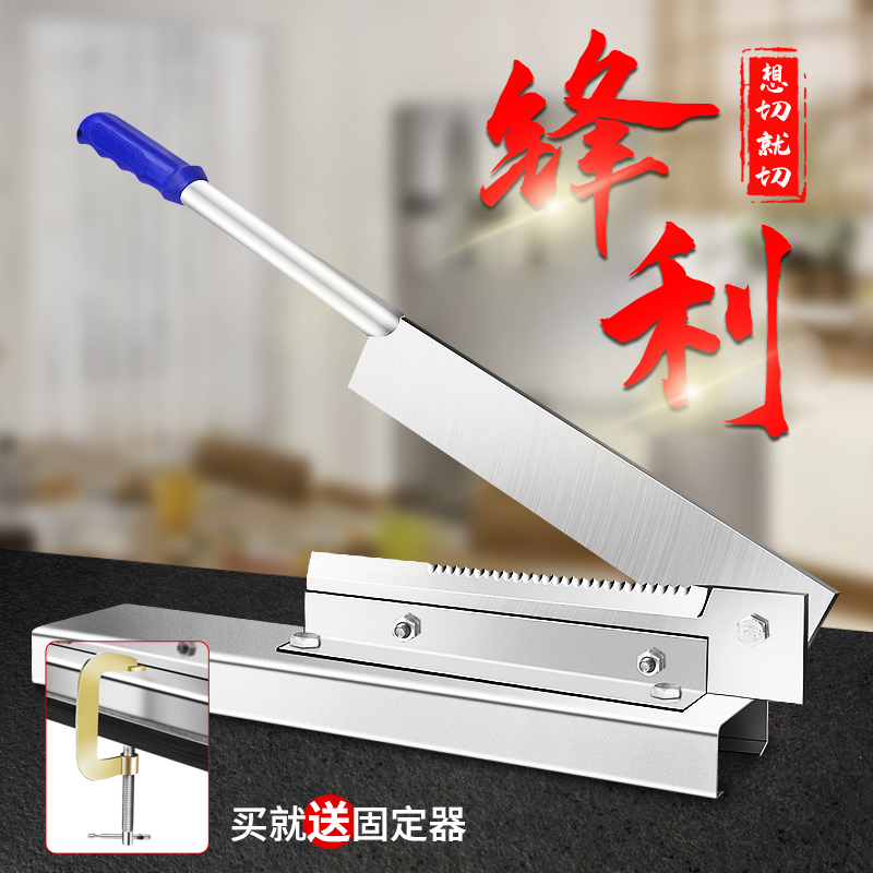 速发铡刀家用小型切头机排骨剁骨猪鸡切骨蹄神器闸刀甘蔗切段机