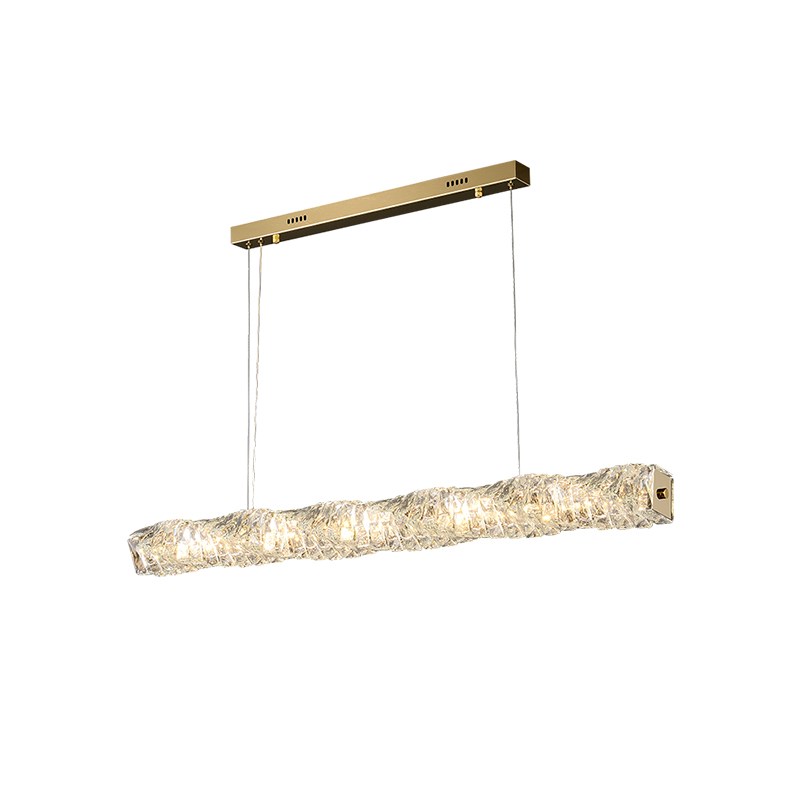 速发师O设AS后客厅餐桌水晶创意F计M餐厅吧台轻奢大气长吊灯