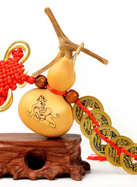 速发对 五钱门客门葫芦挂件六钱铜钱门口阁厅装饰小中国结