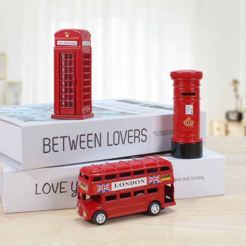 速发旅游纪念品削铅士器双层巴笔亭邮筒大本钟计器车削铅笔程摆件