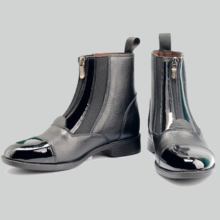 速发马术马装 训练男骑士真赛马靴备短靴防滑耐磨透气骑皮行靴