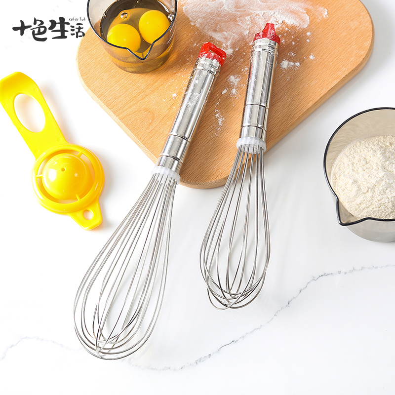 速发04不锈钢手蛋打动器 打发奶油鸡蛋小型搅拌棒家用烘焙工具加