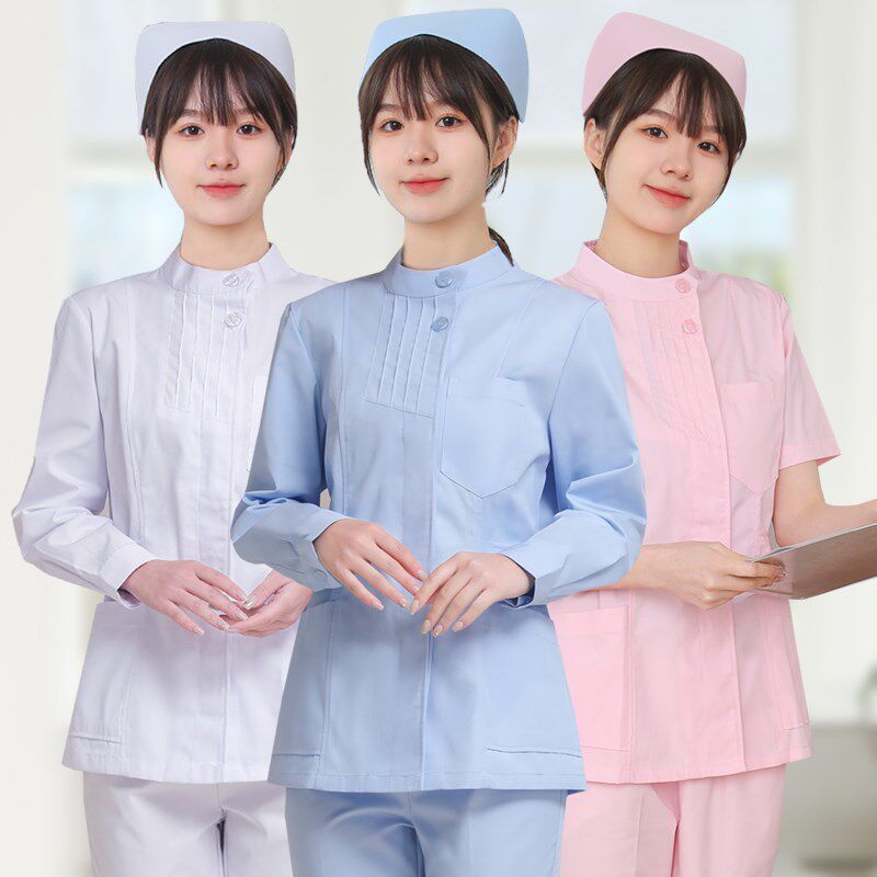 速发护士服两长袖分体套装款短夏季薄医院口腔护理工作服款件套