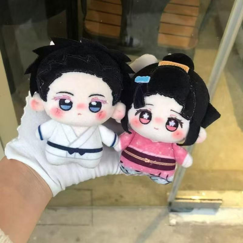 鬼灭之刃猗窝座恋雪10cm棉花娃娃