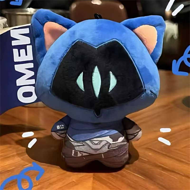 无畏契约幽影猫猫10cm棉花娃娃