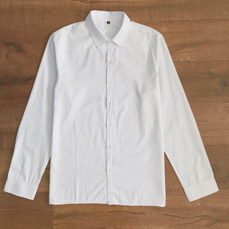 KKO日系jkdk制长袖白衬衫加大服码上男女学生校服班服衣短百搭学