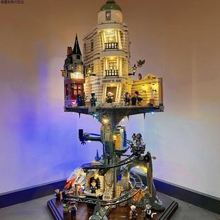 哈利波特系列古灵阁巫师银行模型乐积木高难度儿童益智拼装积木男