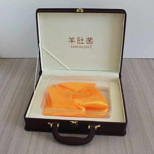 新款高档羊肚菌包装盒羊肚菌礼盒100克150克250g半斤礼品盒空皮盒