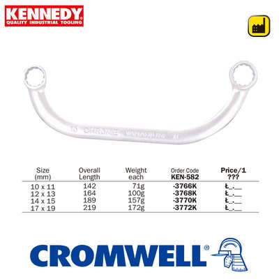 肯尼迪KENNEDY薄形月牙扳手KEN-582-3776K/3766K/3768K/3770/3772