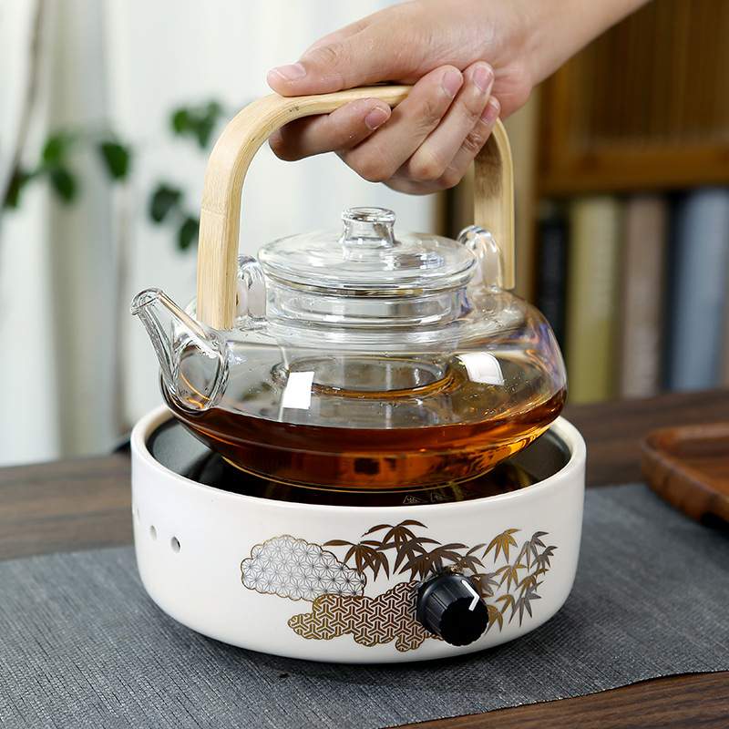 玻璃煮茶壶煮茶器家用小型电热茶炉电陶炉大容量养生壶烧水壶