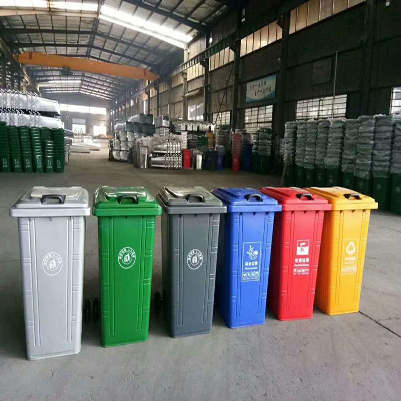 加工  铁垃圾桶 240L挂车垃圾桶 镀锌钢板垃圾箱 现货