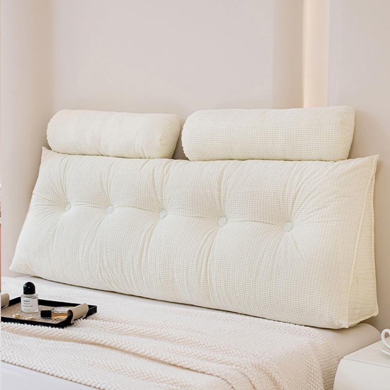 新款卧室床头靠枕大靠背防撞软包榻榻米三角护腰护颈靠枕可拆洗