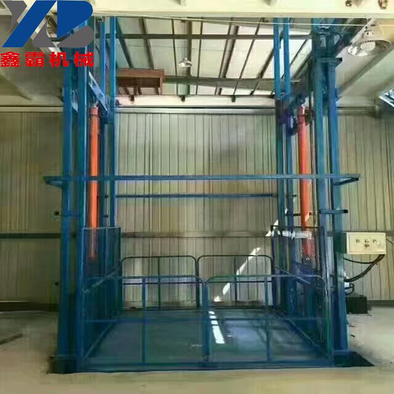 鑫霸各类升降机配件厂房货物提升机导轨链条式货梯