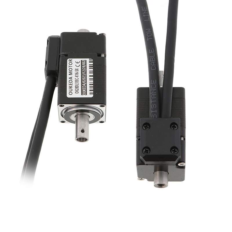 28空心轴步进电机带编码器/中空轴闭环步进电机/贯通式通孔/微型