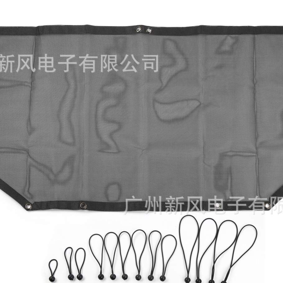 牧马人汽车遮阳网适用于Wrangler牧马人车顶隔热网防晒遮阳网黑色