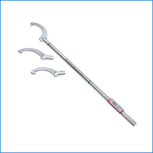 圆螺母勾头数显扭力扳手管道安装勾头扭矩扳手大量程力矩扳手