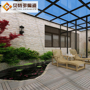 佛山文化石300x600客厅电视背景墙仿古瓷砖 阳台花园庭院围墙砖
