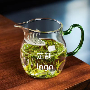 月牙玻璃杯定制logo印字批发广告订制礼品杯子定做活动纪念水杯茶