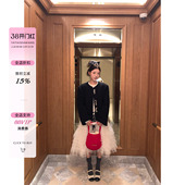 异形扣 牙套大汪 圈圈纱 100羊毛 小香外套 暗夜香风