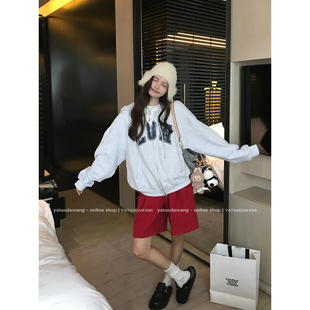 红Ace 马上爱上宽松休闲裤 懒蛋中裤 有难了 没穿过 牙套大汪