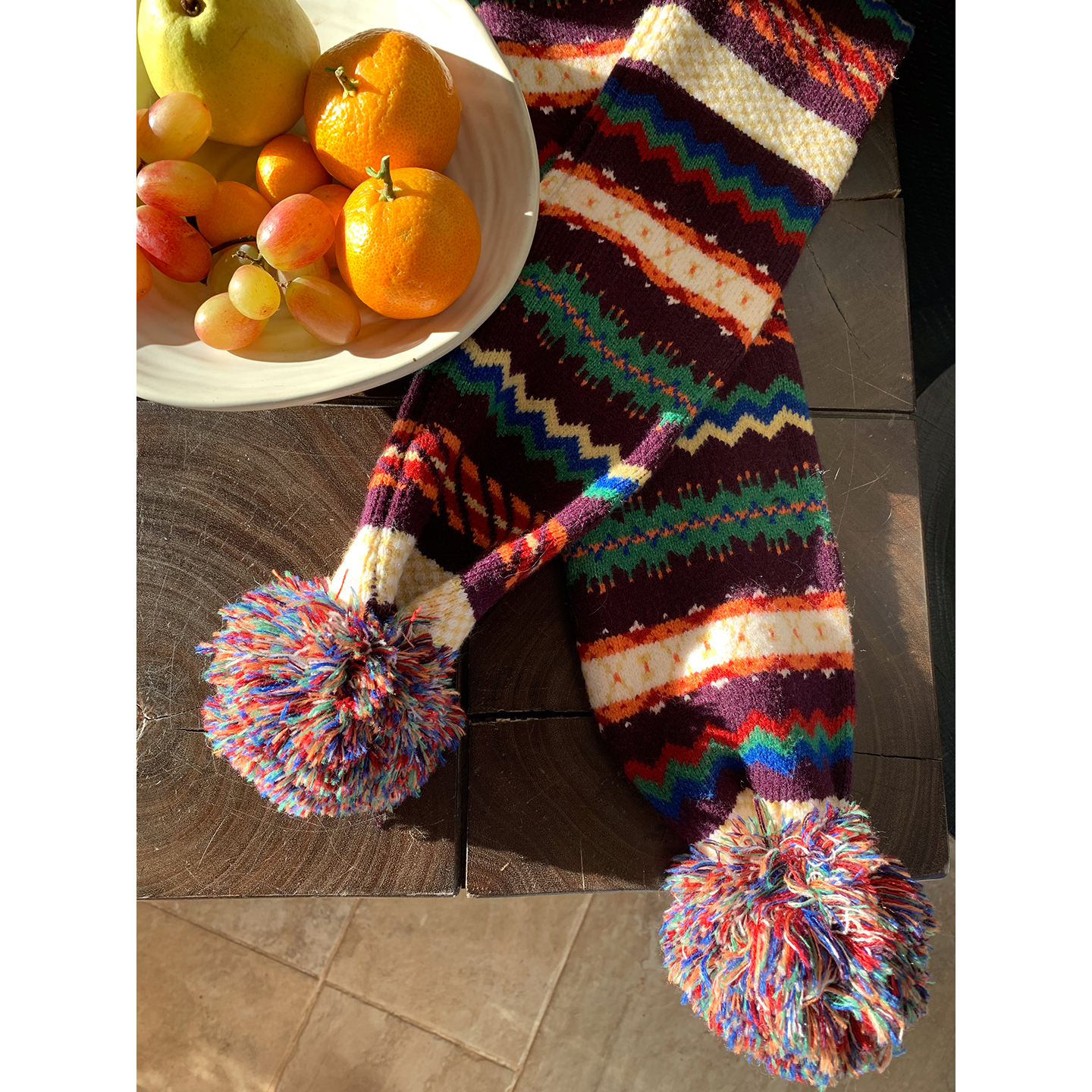 牙套大汪【发财彩蛋】风毛球围巾彩虹御寒短款秋冬保暖围脖女新款