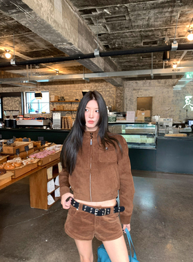 牙套大汪【欧米咖】同Gr*e25秋款灯芯绒夹克外套