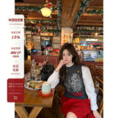 牙套大汪 豹豹猫猫 秋冬猫猫提花针织马甲坎肩