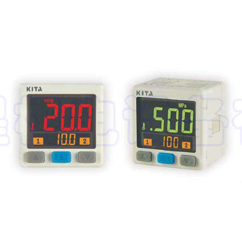 台湾KITA负压数字压力开关KP42P-010-F1 停产升级新型号KF43P-0