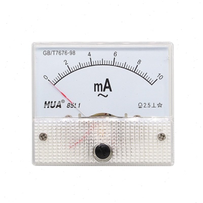 85L1 机械型指针式交流电压电流 毫安表 AC10mA 50mA 100mA 500mA
