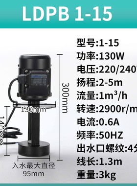 洛凯水泵Rocoi 睿嘉LuiKar 线切割水泵 机床油泵车床冷却循环电泵