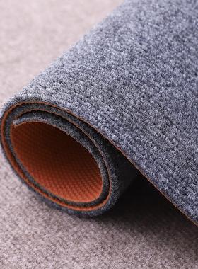 TPE单条纹灰色地毯商用办公室大面积满铺全铺整卷直接铺隔音地垫