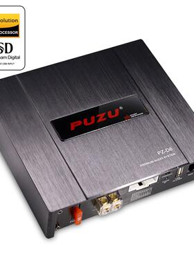 美国彪族8路汽车音响DSP音频处理器4X180W数字车载功放 无损升级