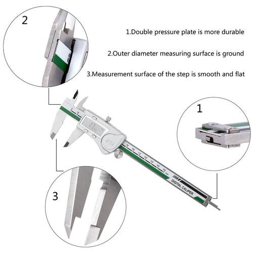 数显卡尺0-150MM带分数IP54型出口美国6寸公英美制