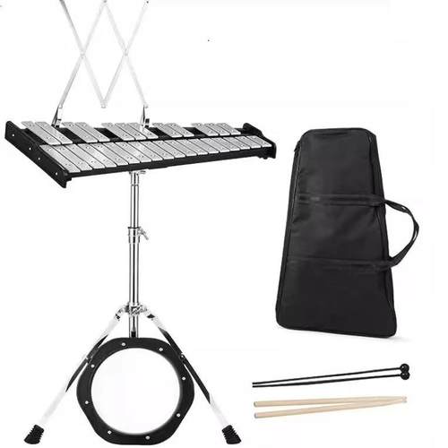 2音铝板琴幼教乐器敲击琴奥尔夫打击乐器便携2音铝板琴