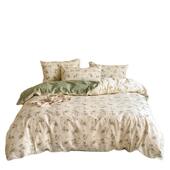 ins小清新纯棉四件套棉全棉南通床上用品40支床单被套三件套