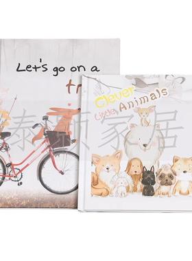 家居软装饰品儿童房小女孩书柜书桌书架摆件客厅电视柜软装样板间