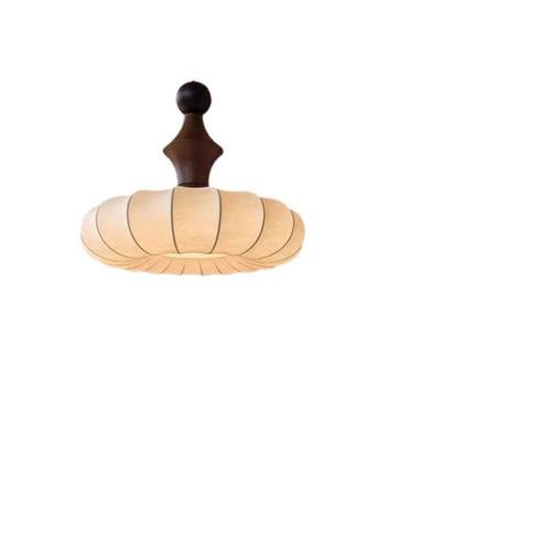 复古中古卧室吊灯原木风餐厅灯高级感房间实木侘寂风禅意灯具