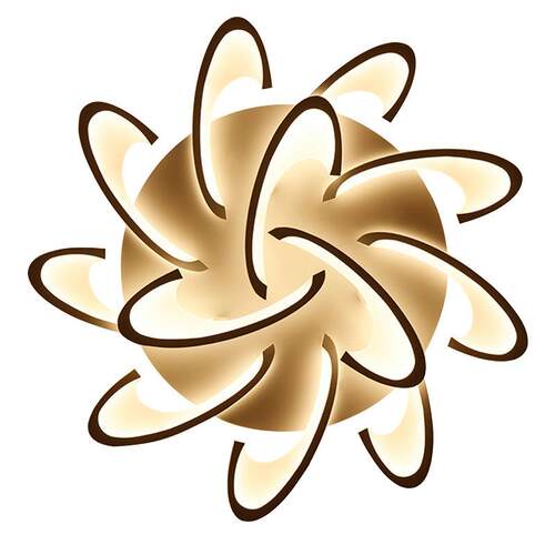 后现代吸顶灯异形鱼勾卧室灯现代风格客厅灯简约书房北欧餐厅灯具