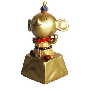 铜制十二生肖摆件彩绘虎兔鼠龙猪狗牛羊蛇猴马鸡礼品客户生日贺礼