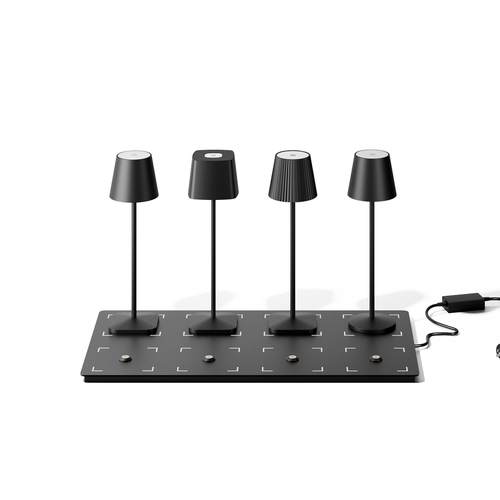 便捷式无线LED台灯磁吸充电底座现代简约氛围灯餐厅酒店小夜灯具