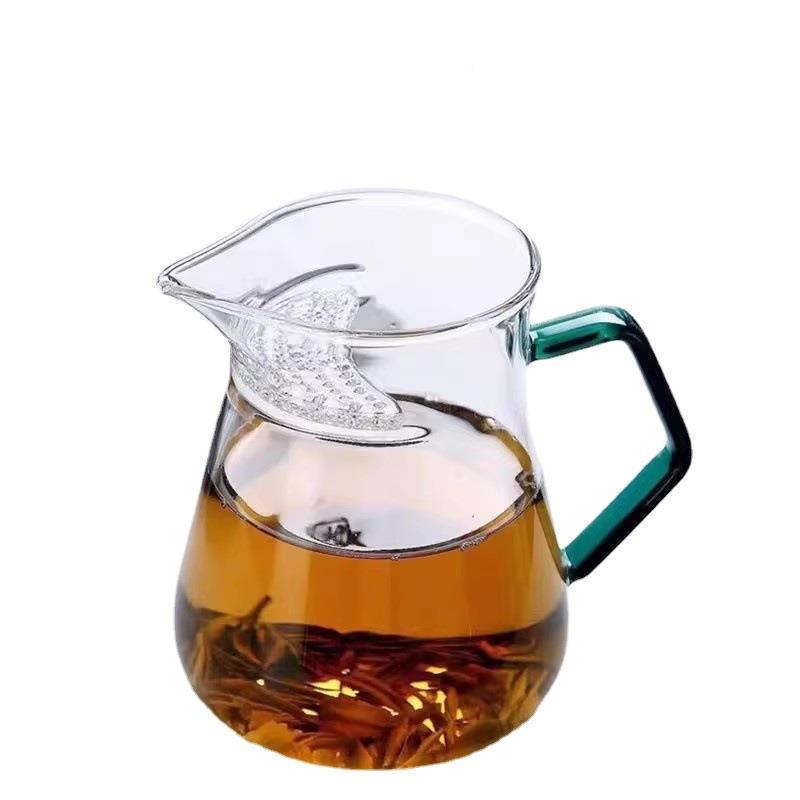家茶器加厚玻厂璃公道杯手工耐功热玻璃茶海具分茶器夫PCW茶公杯