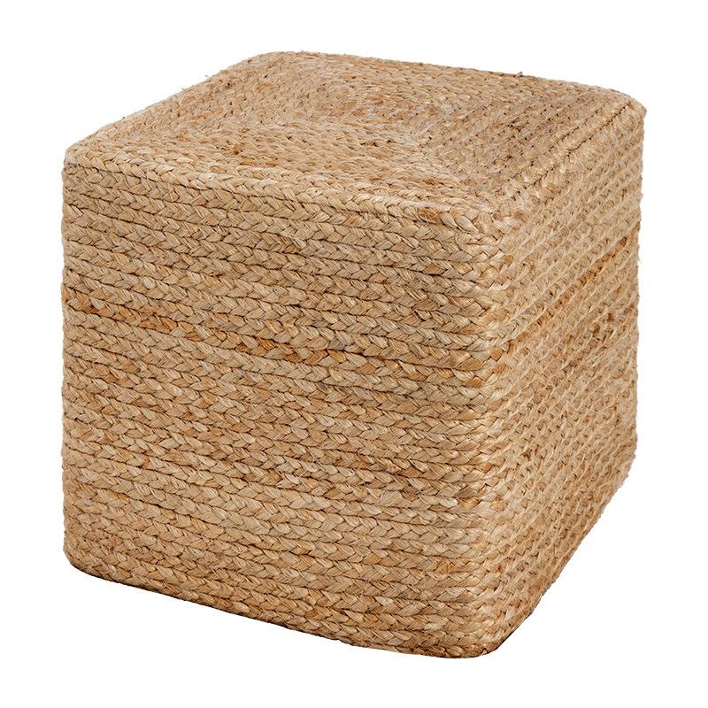 民无品牌/宿子风黄麻编织坐墩蒲团厅坐凳飘窗装饰榻垫客榻米垫打