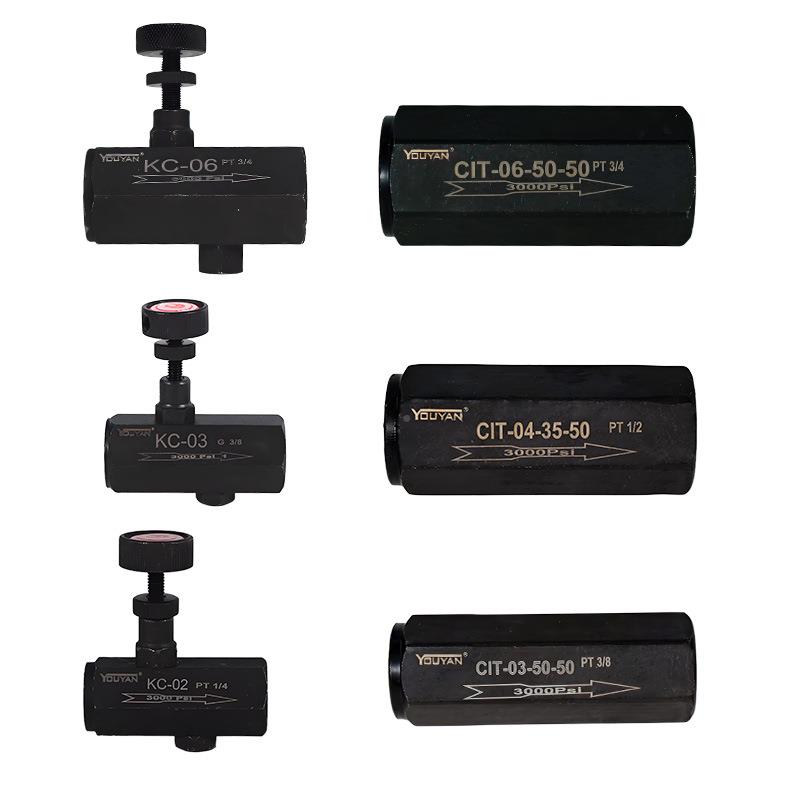 KC单向阀CIT-02/0/04/06/08/1阀0/1流2压节LA-H8L10/H16L液20H25L