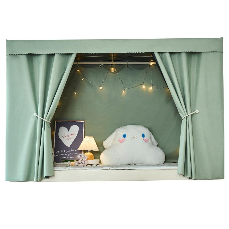 围强YMJCL-00遮光加厚学生床帘舍寝室上铺上下桌铺帘子窗帘下宿遮