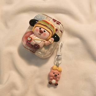 降噪男华强北适用苹果 半入耳式 真无线蓝牙耳机新款 2025可爱女生款