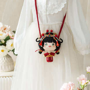 新妈咪手作小财神口金包手工编织自制diy钩针材料包毛线团