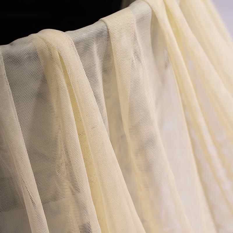 5米价软网纱布料加密小眼网布蚊帐纱布窗纱门帘裙料服装面料装饰图片