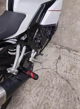 适用天鹰TA150改装排气管车身防摔棒前轮保护杠防摔胶前叉配件