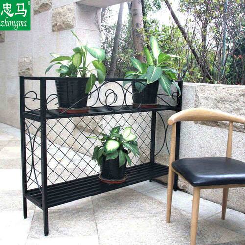 zhongma/忠马  花架阳台欧式铁艺隔断围栏户外庭院栅栏花箱花槽