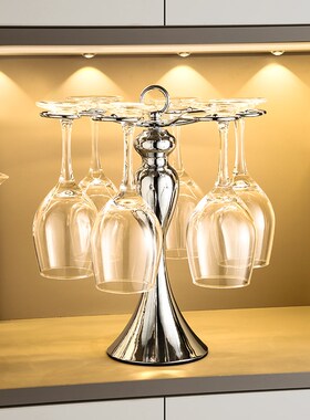 轻奢高档醒酒器红酒杯杯架家居餐厅餐边柜高脚杯架酒柜装饰品摆件